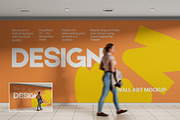 Wall Mockup, an Advertising Mockup by PixelPiknik (Thumbnail 1 of 5)
