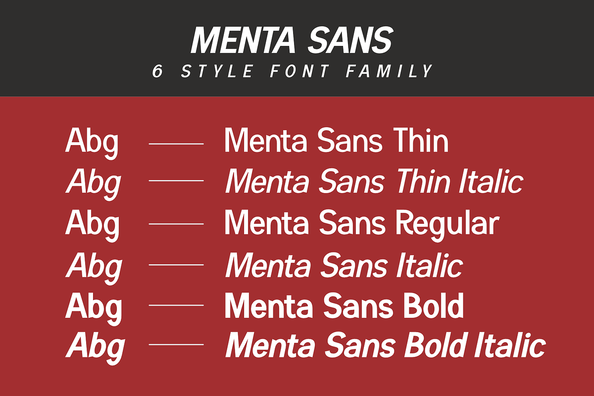 Menta Sans - Sans Serif, a Sans Serif Font by Dumadistyle (Photo 6 of 10)