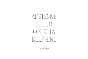 Adrienne Display Font