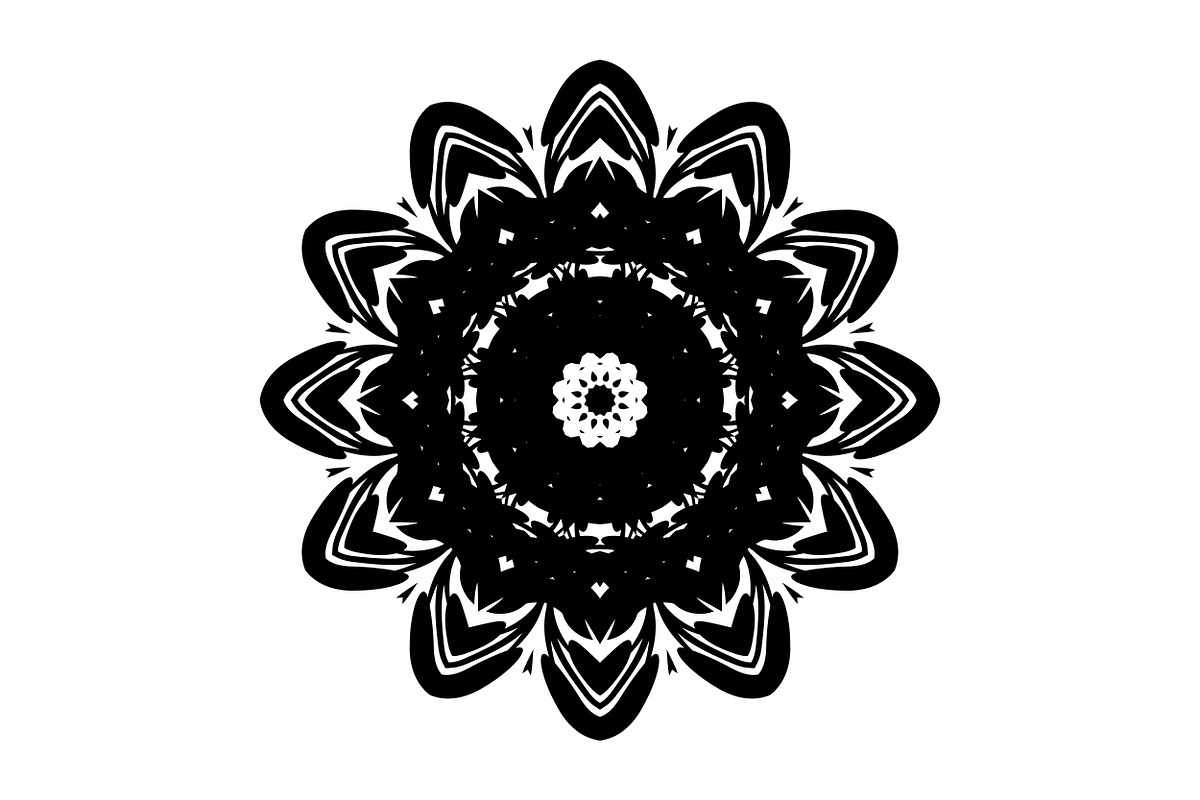 Artistic Mandala Vector Collection, a Decorative Illustration by NJ Himel (Photo 87 of 101)