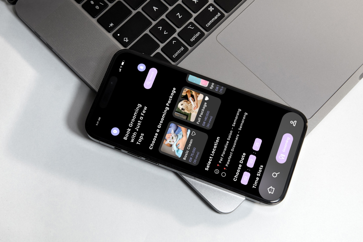 Meow Woof – Grooming App Design, an App Template by twinstd (Photo 5 of 5)