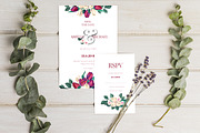 Burgundy and Cream Watercolor Tulips, an Illustration by WBS Design (Thumbnail 2 of 6)