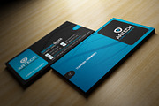 Black And Blue Business Card, a Business Card Template by Marvel (Thumbnail 2 of 3)