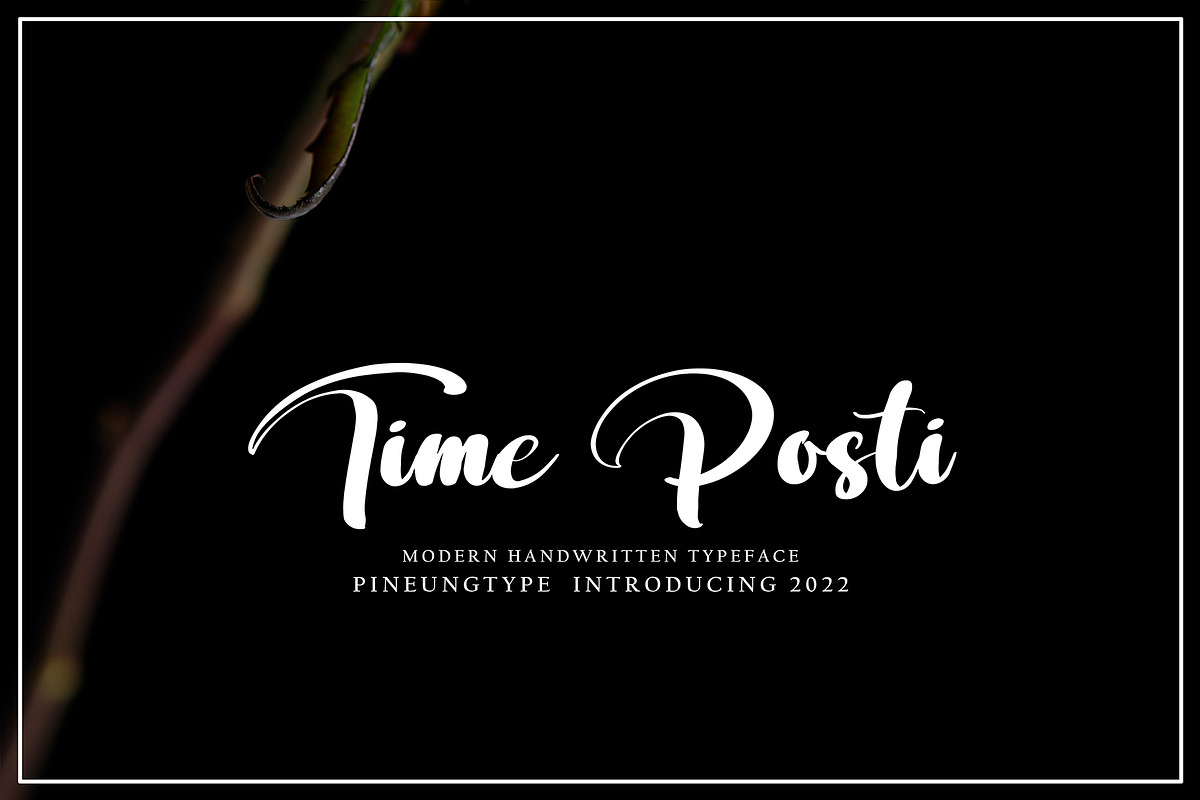 Bostter Faith, a Script Font by pineungtype (Photo 4 of 9)