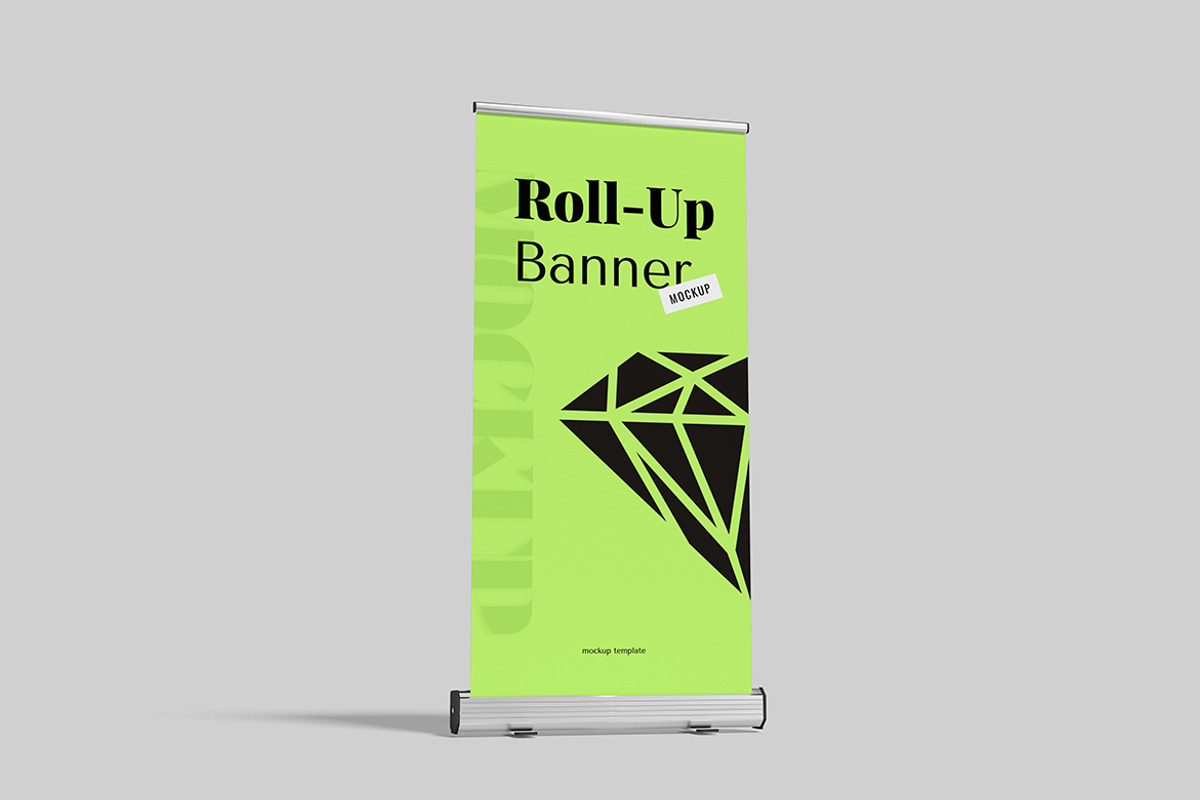 Roll Up Banner Mockup, an Advertising Mockup by Pikachudesign (Photo 5 of 5)