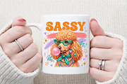 Sassy Retro Poodle Dog PNG, a Seasonal Illustration by Sublimation Artist (Thumbnail 7 of 9)