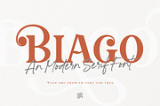 Biago Font + BONUS, a Sans Serif Font by Ivan Rosenberg (Thumbnail 1 of 13)