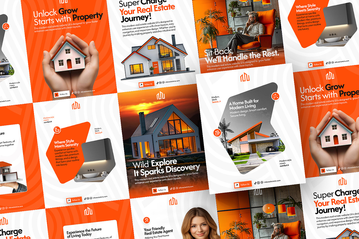 Creative Real Estate Carousel Post preview 3
