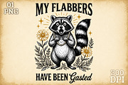 Funny Raccoon PNG Sublimation Bundle, an Object Illustration by Sublimation Artist (Thumbnail 10 of 23)