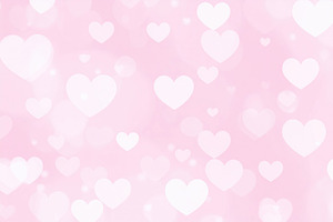 Pink Heart Pattern Romantic Background, a Decorative Illustration by Davizro's Market