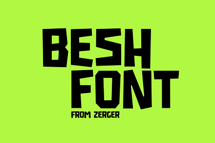 Besh display font