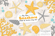 Sunshine Vector Seashells, an Illustration by Amanda Ilkov (Thumbnail 1 of 5)