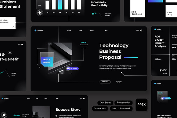 Grutech - Technology Powerpoint preview 7