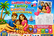 Custom Our Family Coloring Book, an Education Illustration by Design Zone (Thumbnail 3 of 5)