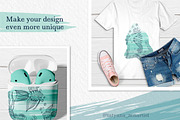 Abstract linear Ocean clipart, a Seasonal Illustration by Tatyana_Zenartist (Thumbnail 12 of 13)