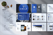 Circle-The Creative PowerPoint, a Presentation Template by White Graphic (Thumbnail 3 of 14)