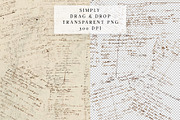 Vintage Handwritten Ledger Overlays, a Pattern Graphic by Century Library (Thumbnail 5 of 14)