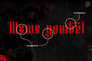 Sanekala Typeface, a Blackletter Font by inumocca_type (Thumbnail 5 of 7)