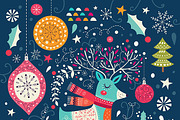 Collection of Christmas cards, a Decorative Illustration by MoleskoStudio (Thumbnail 2 of 7)
