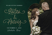 Lucky Spark Script, a Script Font by Letterhend Studio (Thumbnail 2 of 10)