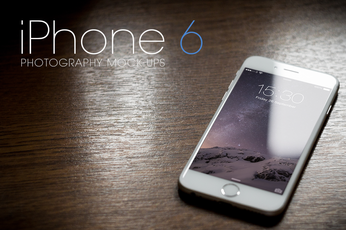 iPhone 6 Photography Mock-Ups, an iPhone Mockup by Lucas Alexander (Photo 2 of 5)