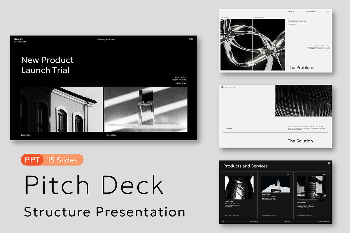 Pitch Deck Structure Presentation, a Presentation Template by Siska Arista (Photo 2 of 4)