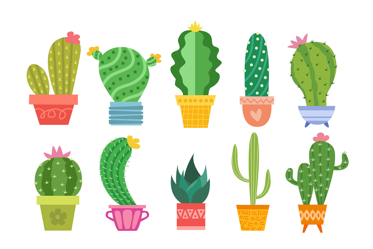 50 Playful Cactus Illustrations, a Graphic by judayartworks (Photo 4 of 6)