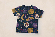 Mystical Halloween Vector Pattern, a Pattern Graphic by Irina Ostapenko (Thumbnail 2 of 4)