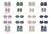 Womenswear Vector Mockup Bundle, an Apparel Mockup by S.i. Graphics® (Thumbnail 3 of 9)
