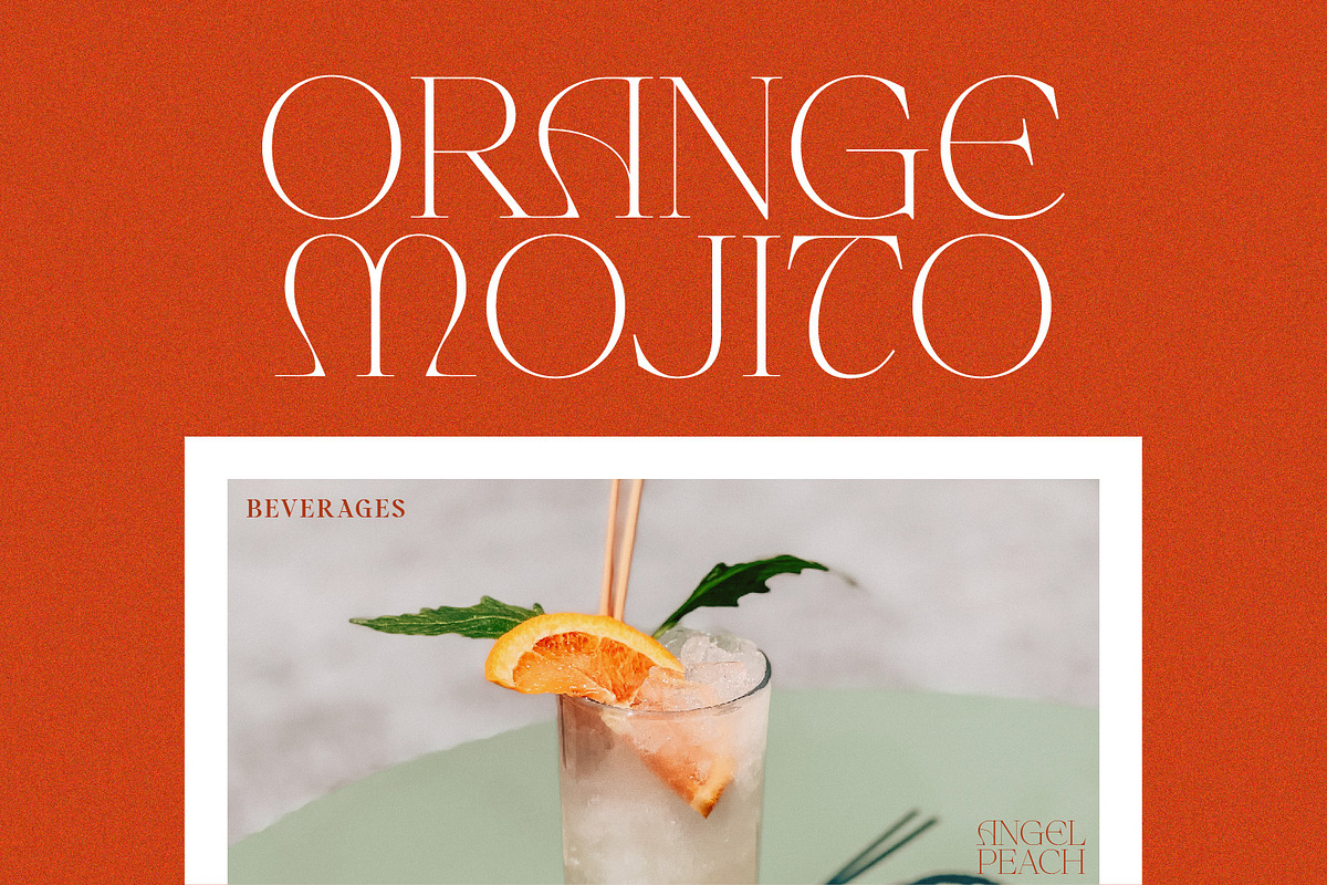 SS Angel Peach - Fancy Serif Font, a Serif Font by Typocracy Studio (Photo 11 of 12)