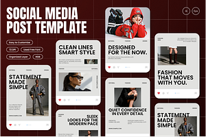 Fashion Instagram Post, a Social Media Template by Annora Studio