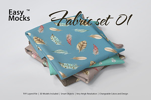 Fabric Mockup set 01