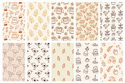 AUTUMN Cozy Clip Art and Patterns, a Graphic by Katrinelly (Thumbnail 10 of 13)