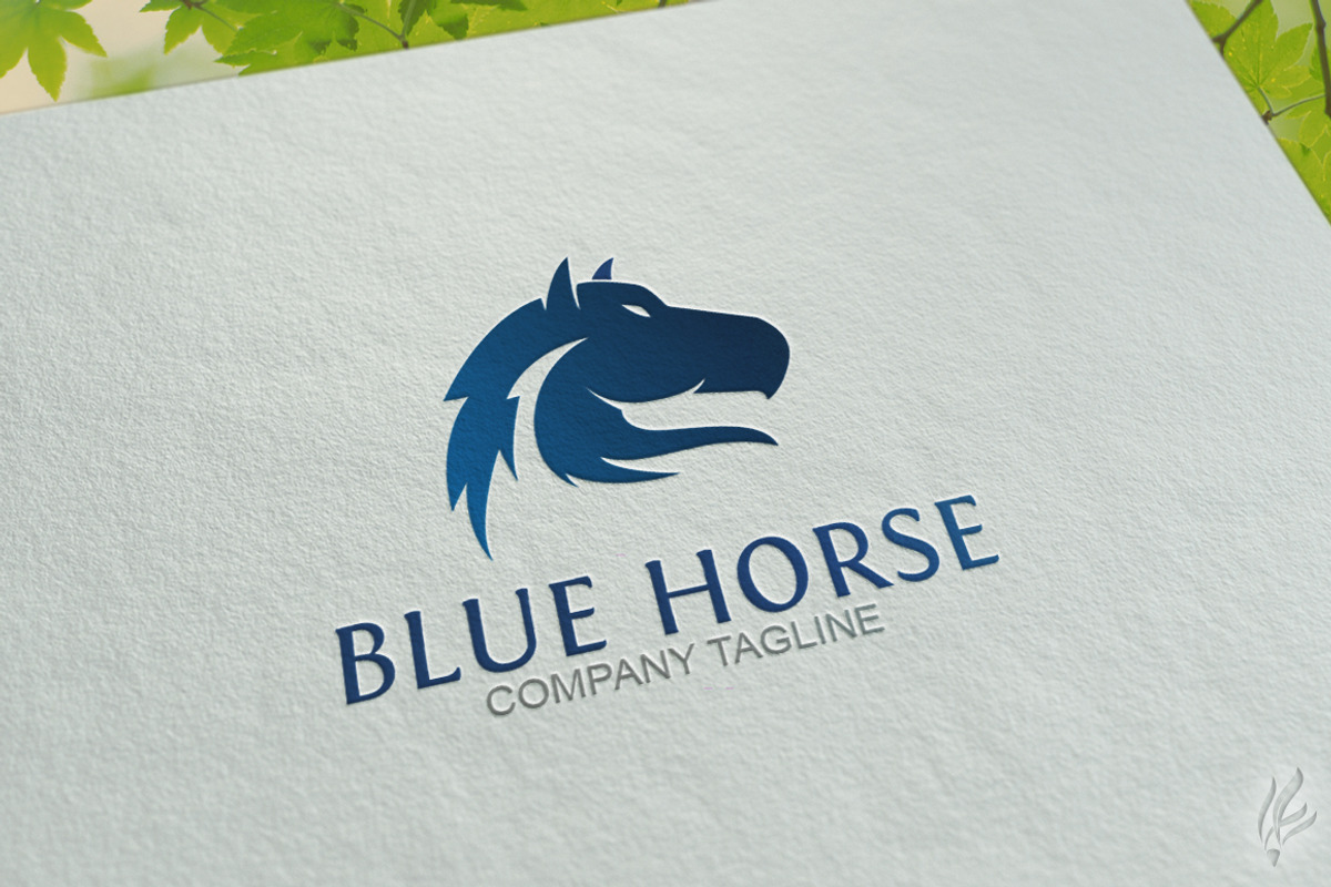 Blue Horse - Logo Template, a Branding & Logo Template by Twelve.std (Photo 1 of 3)