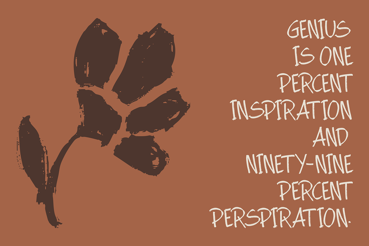 Howten - Raw Handwritten Display Fon, a Handwritten Font by MooneseyeType (Photo 2 of 8)