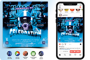 Independence Day Flyer, a Flyer Template by regalDRAW (Thumbnail 2 of 3)