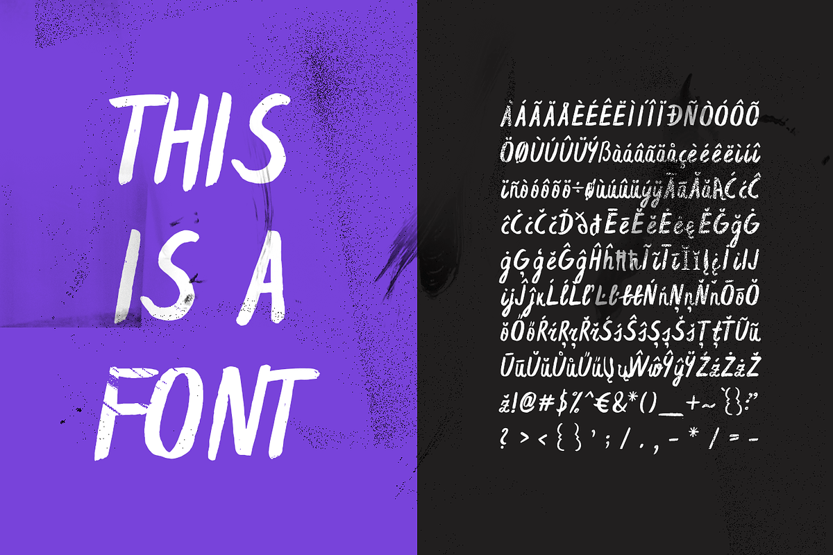 Espa Extended Brush Font, a Script Font by Wild Ones (Photo 9 of 11)