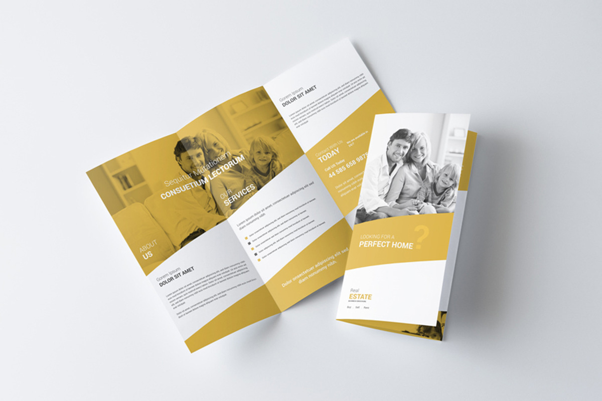 Real Estate Trifold Brochure, a Brochure Template by Creative Shop (Photo 6 of 7)