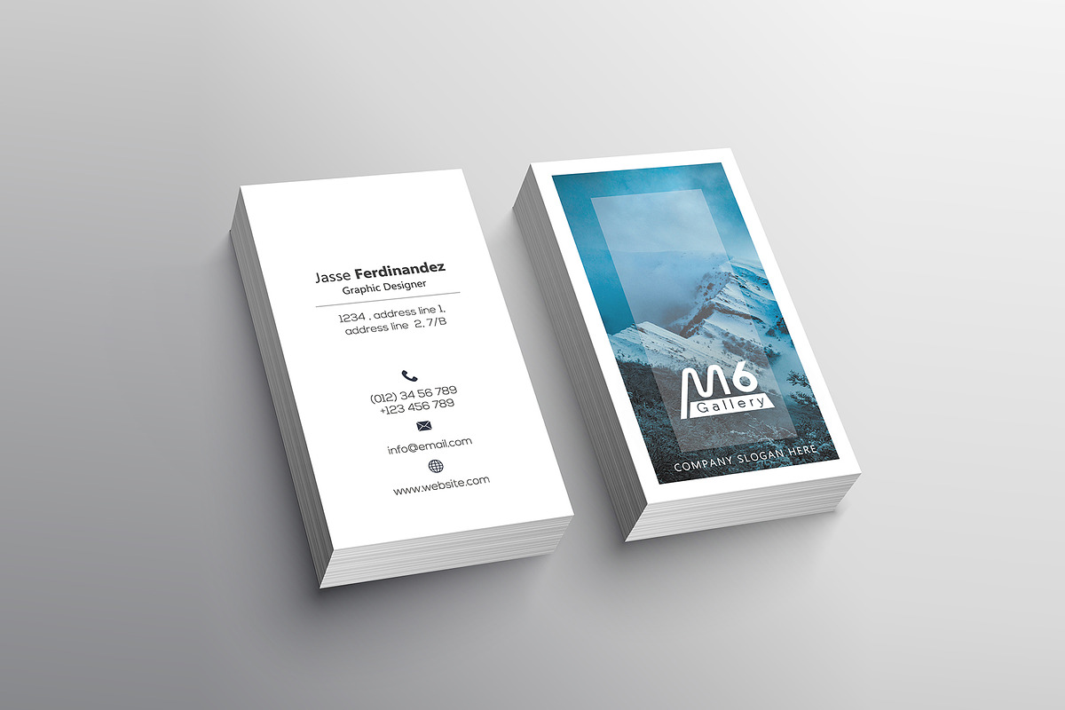 Unique 50 Business Card Bundle, a Business Card Template by M6 Gallery (Photo 70 of 151)