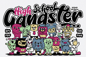 Hand-Drawn Characters Clipart Pack, a Graphic by 159room.studio