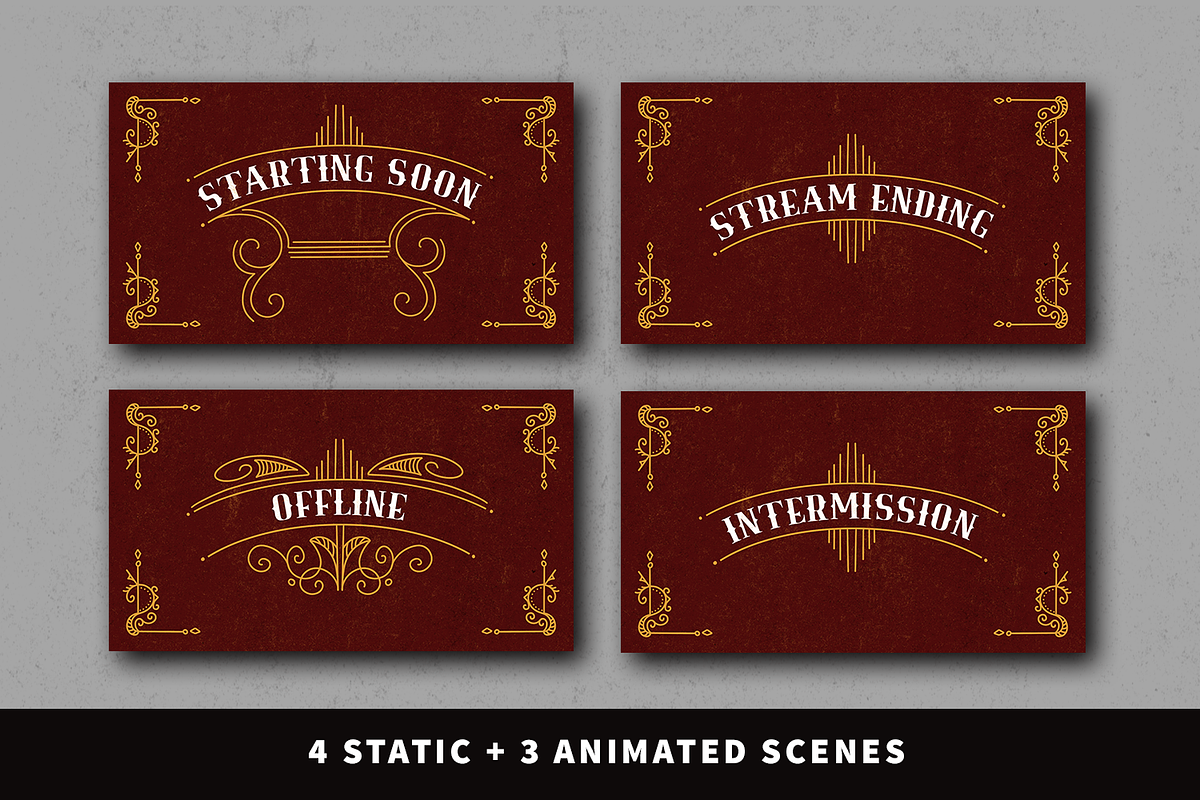 Bourbon | Twitch Stream Bundle, a Social Media Template by Hues of Hodges (Photo 3 of 6)