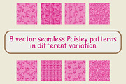 Pink Persian patterns, a Pattern Graphic by ThaiByGaew (Thumbnail 2 of 3)