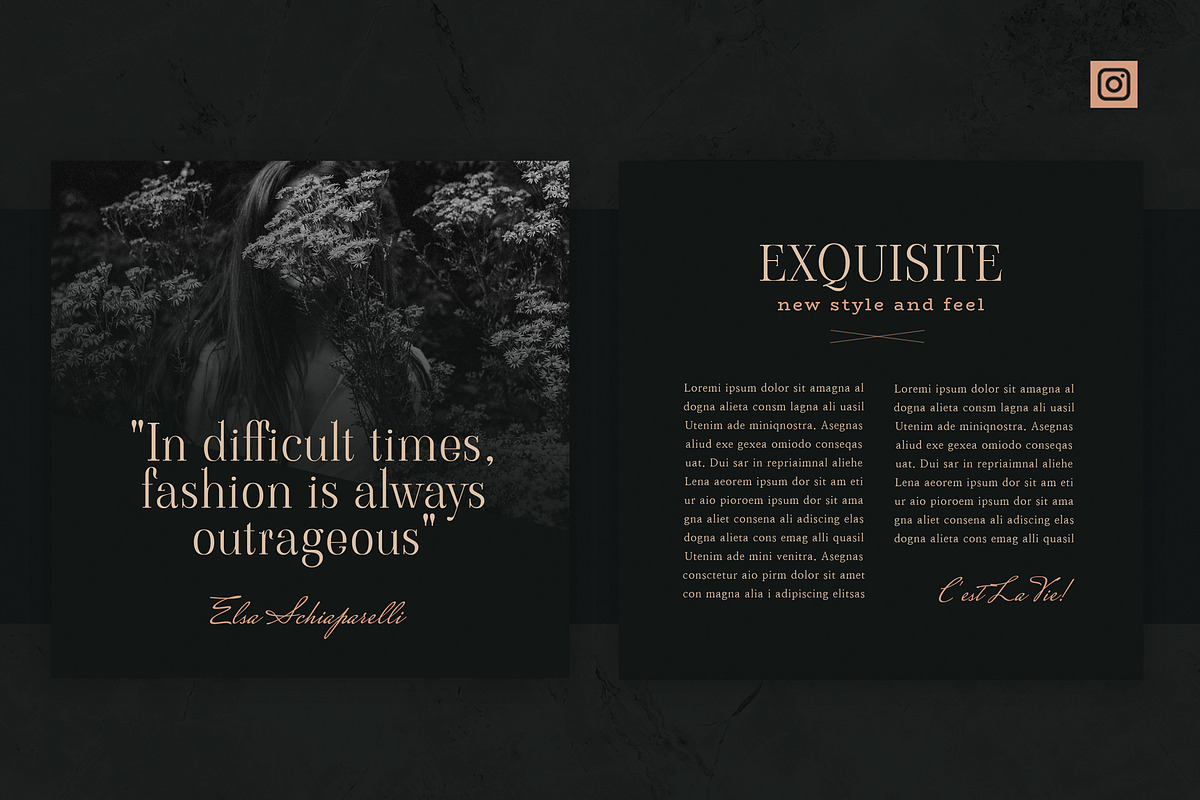 Fashion - Instagram Post Pack, a Social Media Template by Touringxx Creative Studio (Photo 3 of 8)