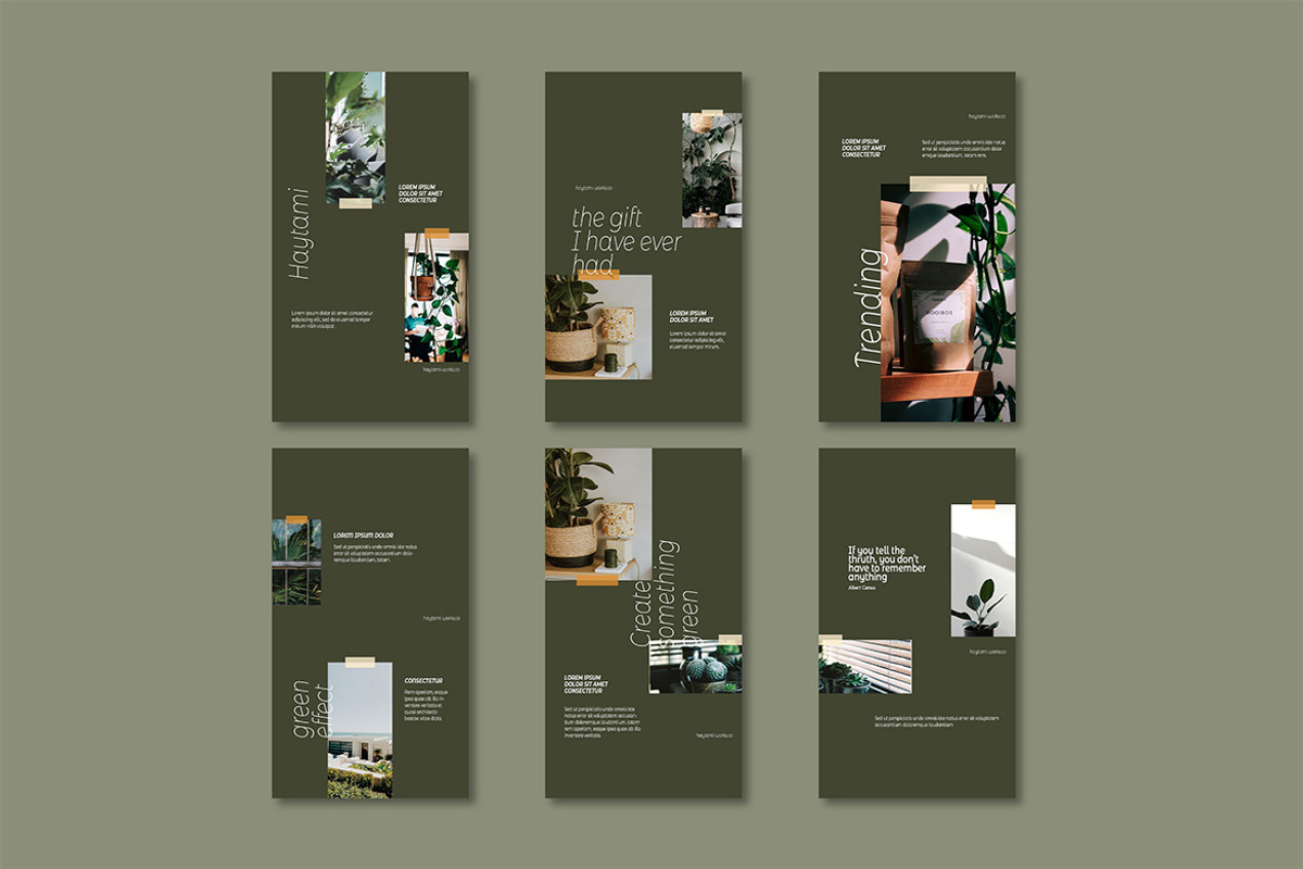 Haytami - Instagram, a Social Media Template by Bokuto (Photo 3 of 3)