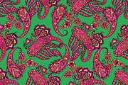 Textile paisley seamles pattern, a Pattern Graphic by antalogiya (Thumbnail 2 of 4)