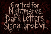 CultsithRitual - Cursed Damned, a Handwritten Font by HypeWorksCo (Thumbnail 6 of 9)