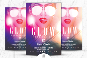 GLOW STYLE Flyer Template