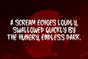 Bloody Echoes Typeface, a Handwritten Font by Seemly Fonts (Thumbnail 4 of 5)