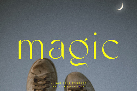magic - unique sans serif