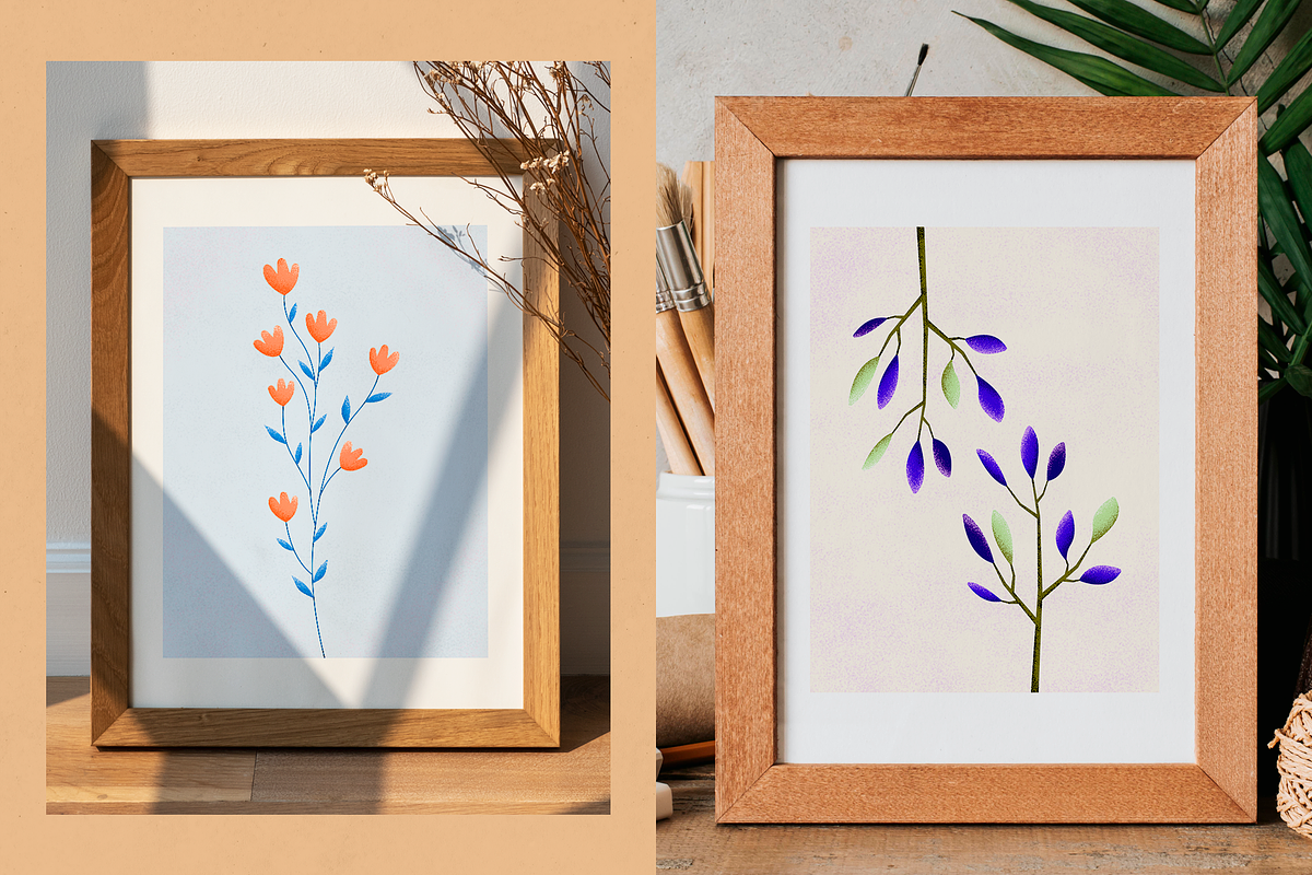 Floral Art Prints – Ready-to-Print, a Graphic by GraphicCo (Photo 5 of 12)